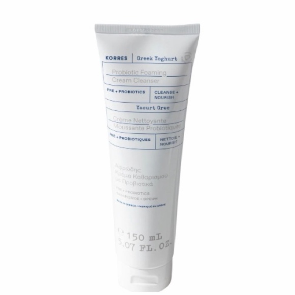 Korres Greek Yoghurt Probiotic Cream Cleanser New/In Sealed Tube